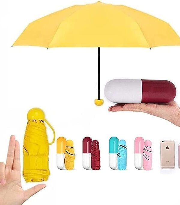 Foldable Portable Waterproof Capsule Umbrella For Rain while traveling