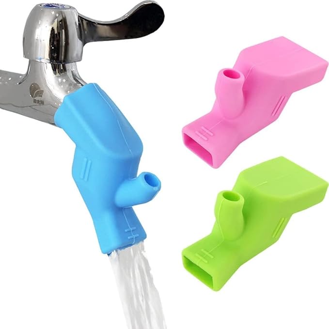 Flexible Silicone Polished Faucet Extension 3