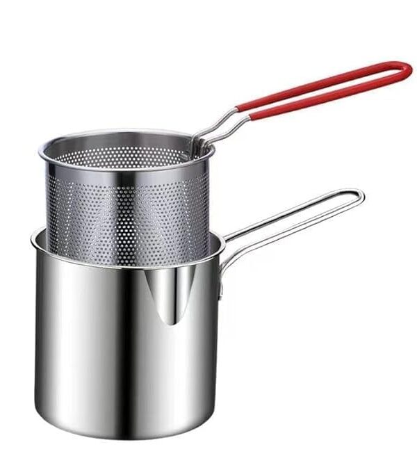 DEEP FRYING  POT WITH BASKET  1200 ML