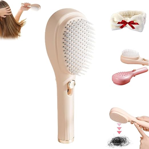 Lady Hair Comb,  Hair Brush With  Handle