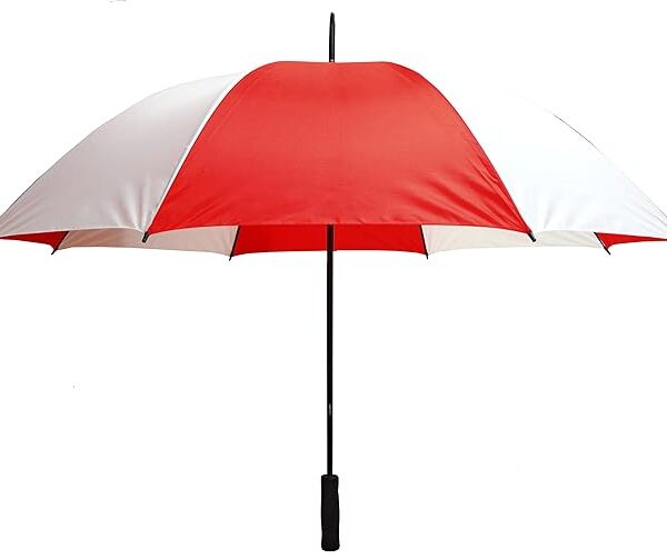 Golf Umbrella, 60", Red/White