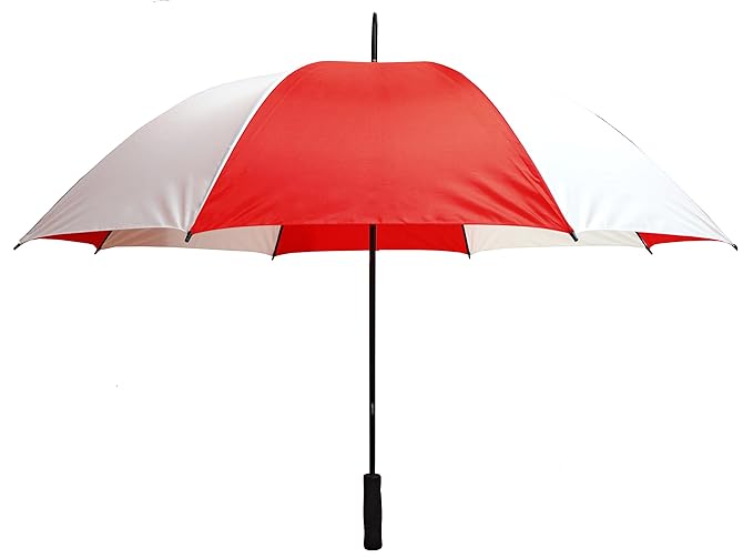 Golf Umbrella, 60", Red/White