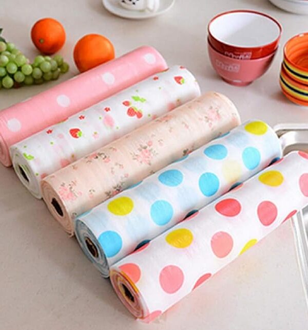 Non-Slip Kitchen Mat 30x300 cm – Waterproof, Oil-Proof PVC Floor Runner for Kitchen, Hallway & Home Use (Multicolor)