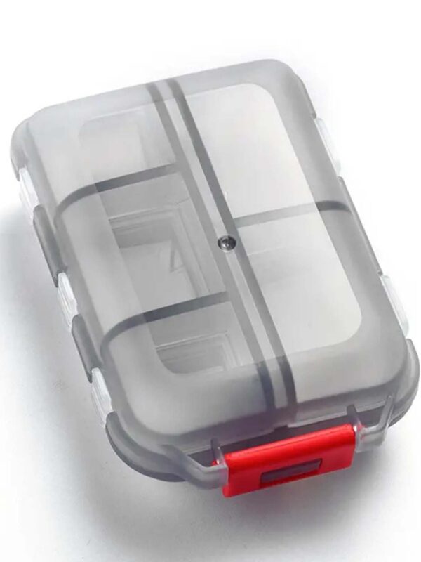 Pill Box with Travel Medicine Case Kit | Pocket Daily Pharmacy Container | Mini Pocket Size Travel use medicine Organizer Box | Flip Design Double Layer Tablet or Capsule Case ( Multicolor ) (1)