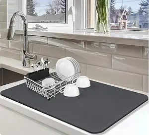 DISH DRYING MAT KITCHEN MAT SIZE - 30*40 ]