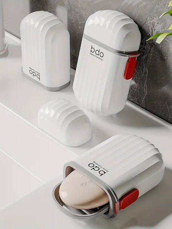 TRAVEL PORTABLE SOAP BOX WITH DISH 2