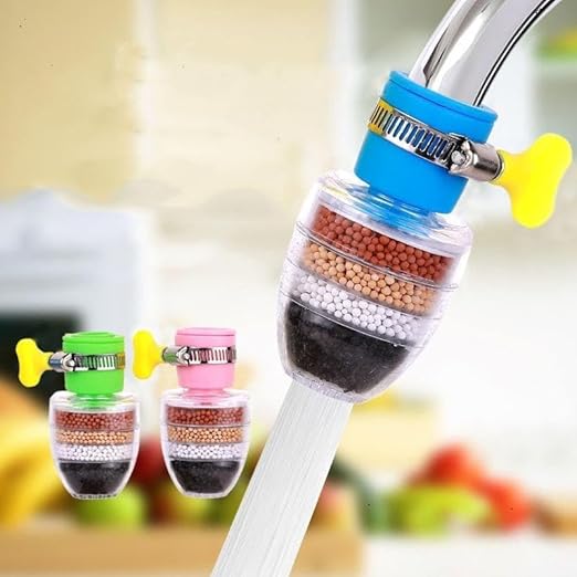 Layer Water  Filter Faucet With Lock  Clip
