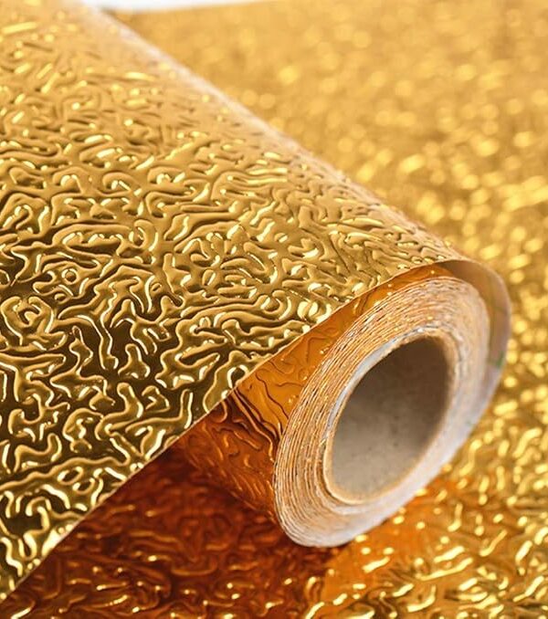 Aluminum  Golden Foil Sticker  Karkari
