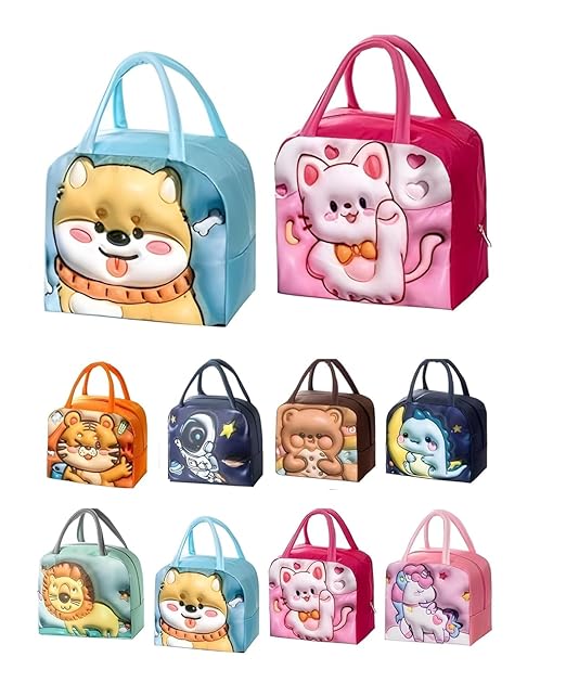 3D Cartoon Lunch Box Bag