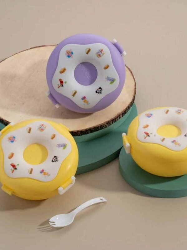 Donut Shaped  Double Lunch Box