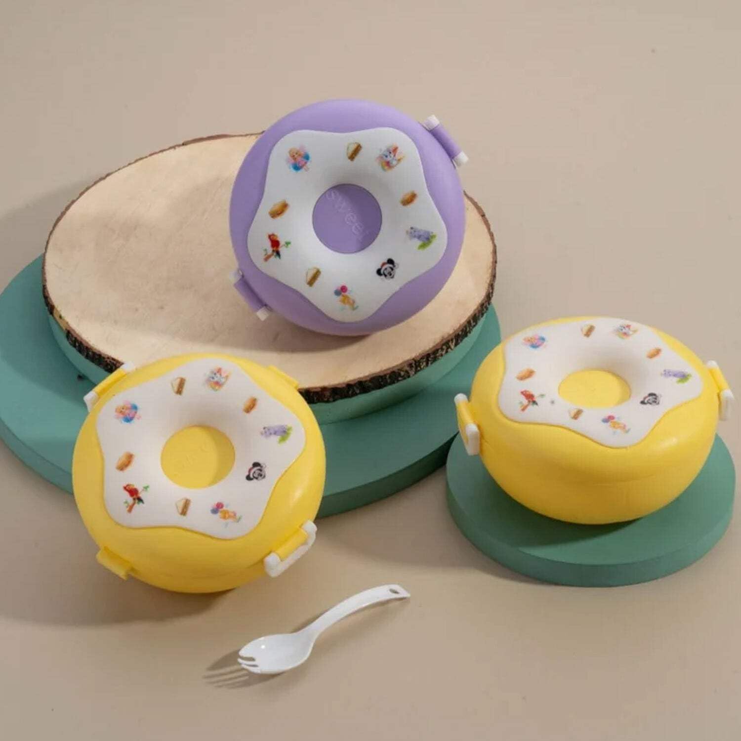 Donut Shaped Double Lunch Box
