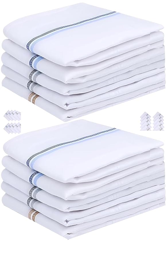 Classic Cotton Men’s Hanky Set (Pack of 10)